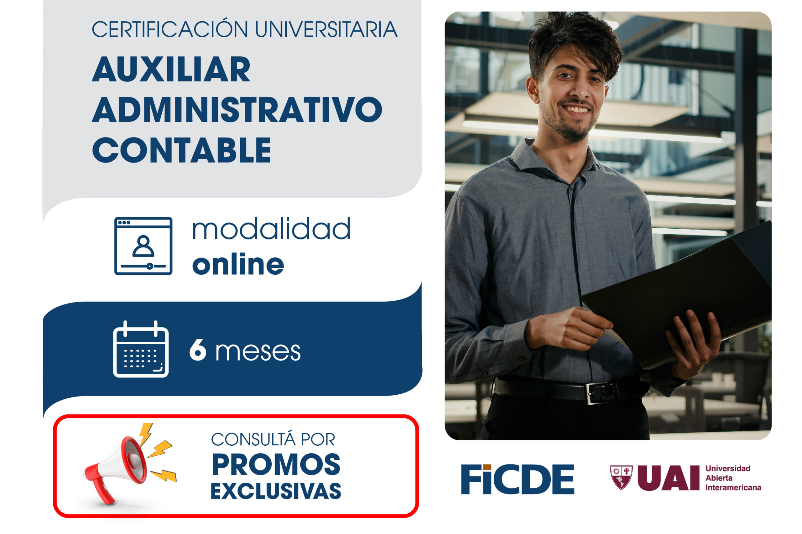 Certificación Universitaria en Auxiliar Contable – Online