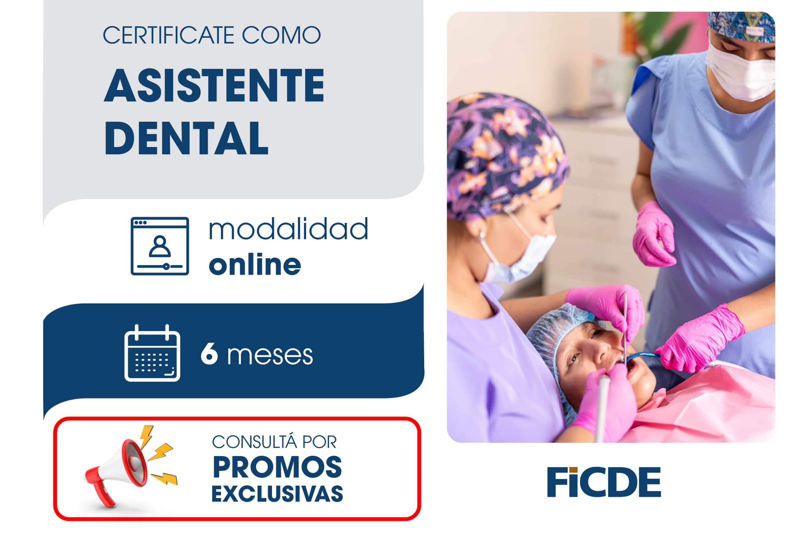 Certificate como Asistente Dental – Online