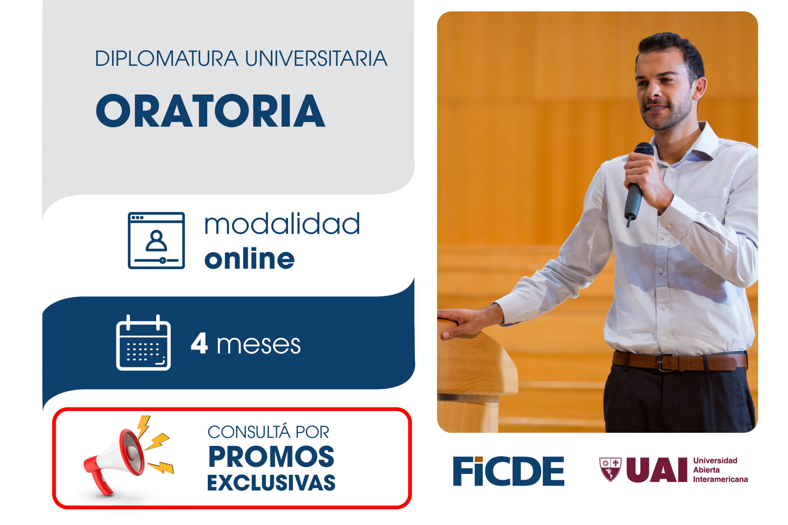 Diplomatura Universitaria en Oratoria – Online