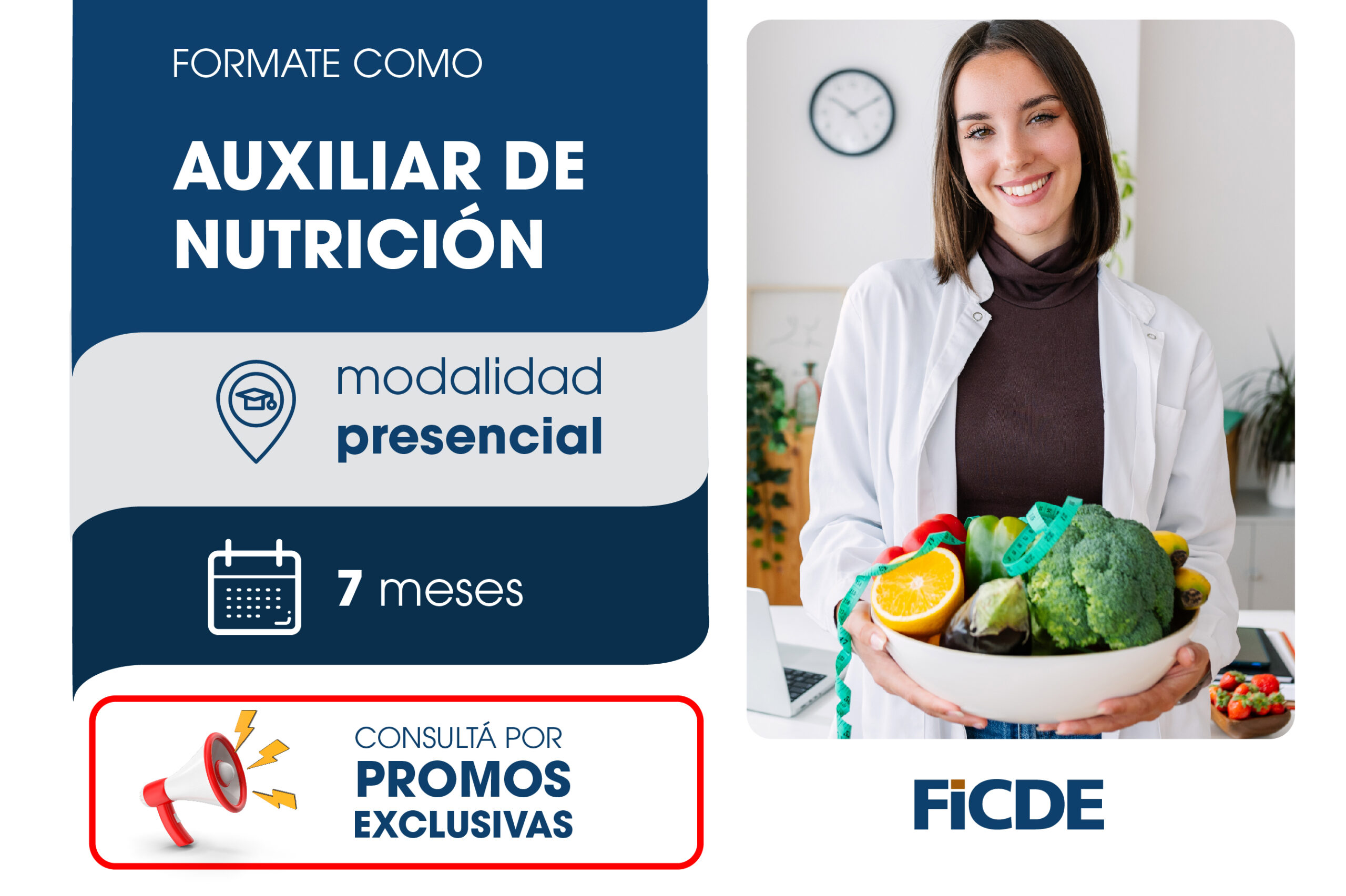 Formate como Auxiliar de Nutrición – Presencial