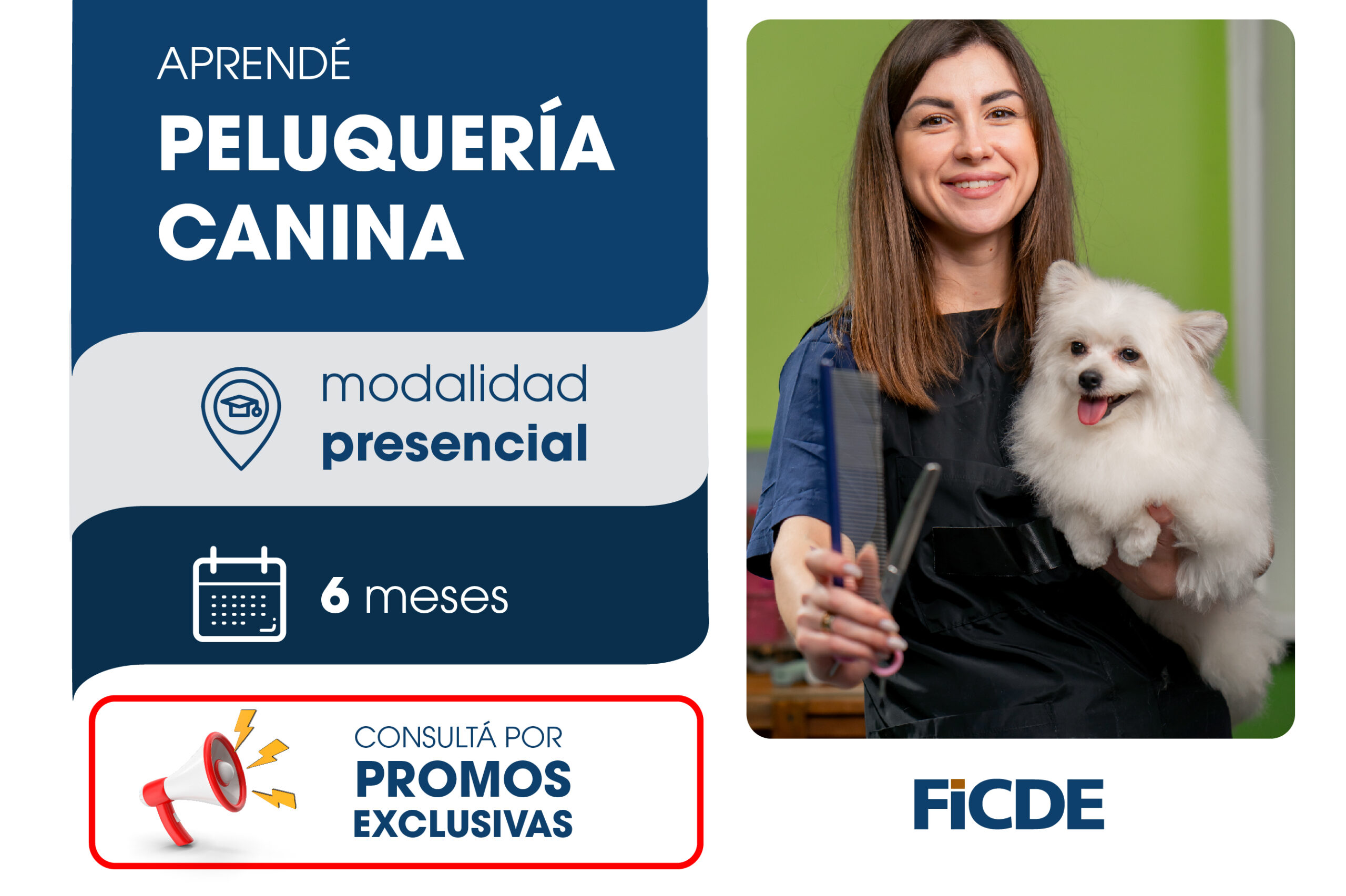 Aprendé Peluquería Canina – Presencial