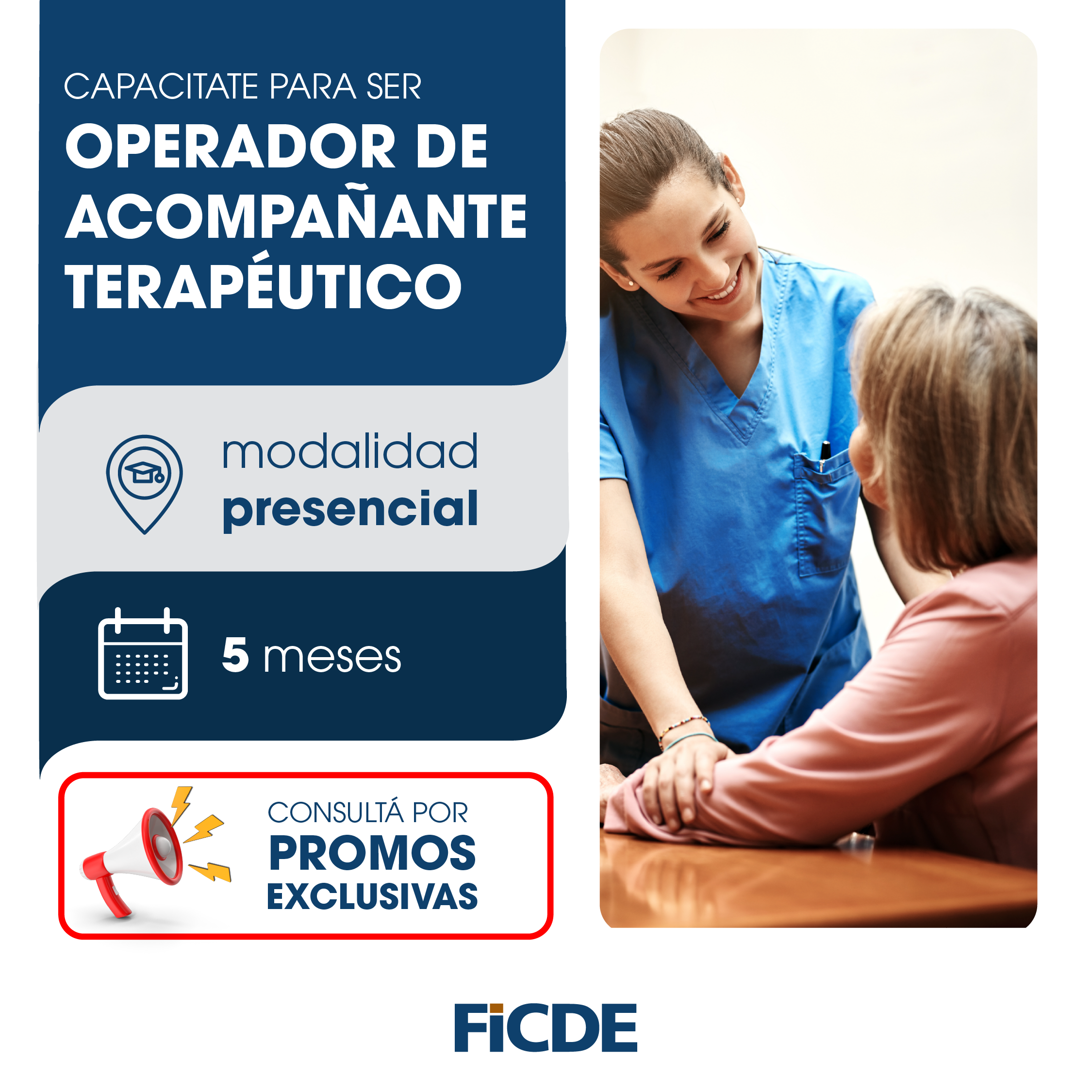 Capacitate para ser Operador en Acompañamiento Terapéutico – Presencial