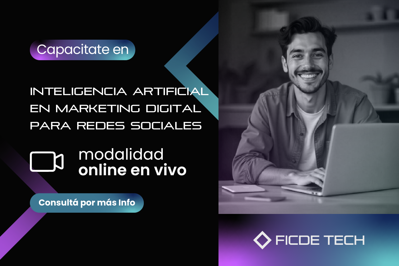 Aprendé Inteligencia Artificial en Marketing Digital para Redes Sociales – Online en Vivo